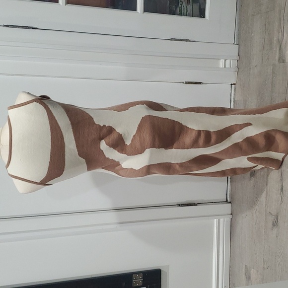 Colorblock Minimalist Sweater Dress Sz Medium - Picture 5 of 5